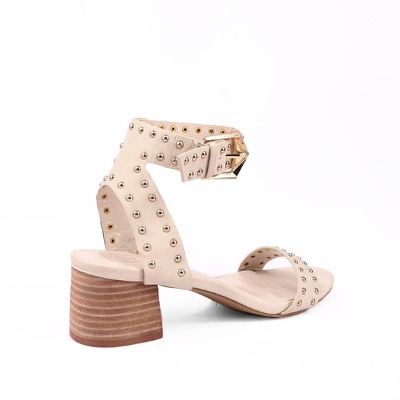 NIB SHUSHOP HAYES STUDDED HEELS, BONE, HAYES STUDDED HEELS, VARIOUS SIZES - Picture 2 of 5